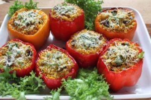 Philly stuffed peppers