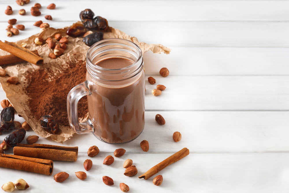 Double Chocolate Date Smoothie